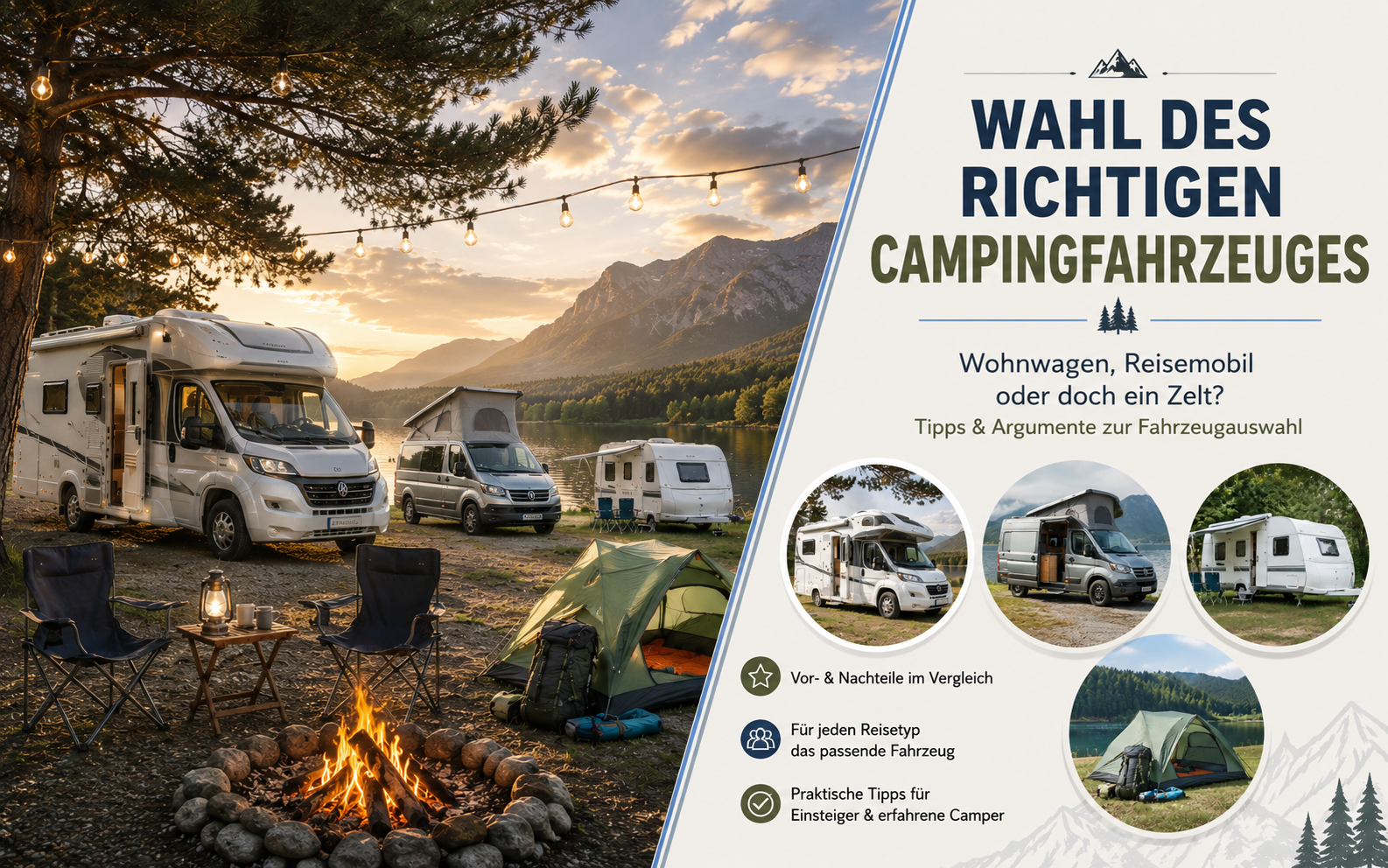 Wahl des richtigen Campingfahrzeuges