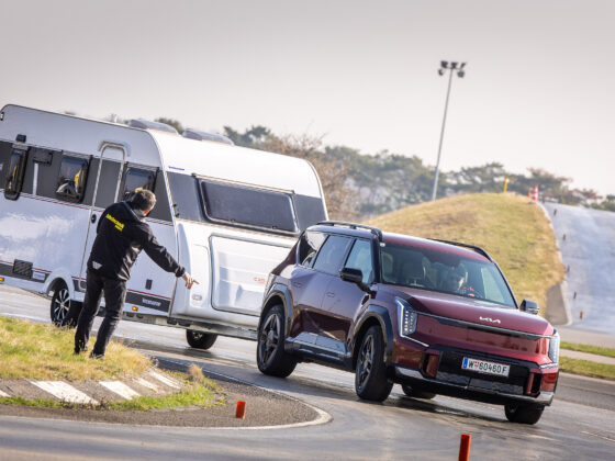 ÖAMTC Testdrive mit Wohnwagen